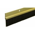 Randall 4' Gold Anodized Aluminum Brush Door Sweep For Gap Up To 1 1/2" 4 FT BS-220-G